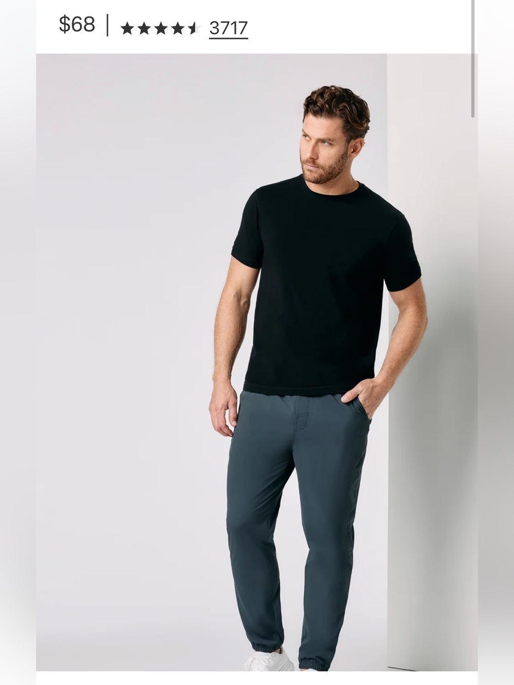 Vuori Men's Short Sleeve Truvula Tee Shirt Black Size M